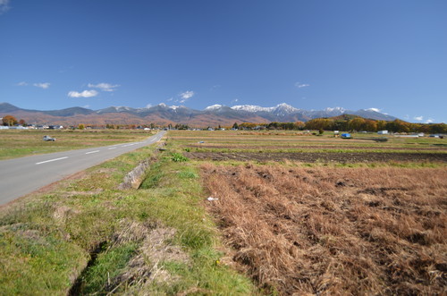 うっすら冠雪の八ヶ岳