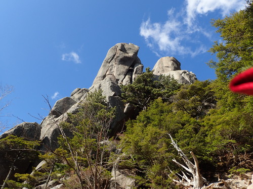 瑞牆山らしい岩